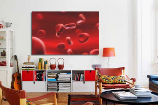 Un tableau abstrait aux multiples couleurs Un tableau abstrait aux multiples couleurs